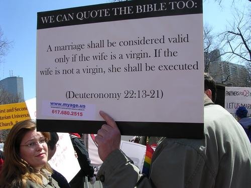 marriage quotes from the bible. Gay Marriage