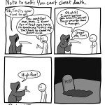 Cheating Death. High 5!