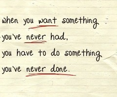 Want? Never Done.