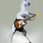 A Horse Playing Guitar
