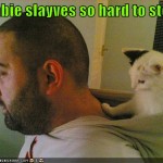 LOL Zombie Cats Driving Humans