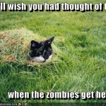 LOL Zombie Cats Hide In Grass