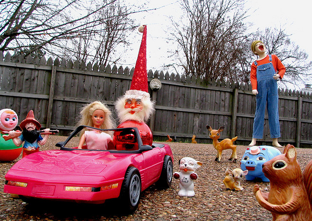 Crazy Creepy Santa