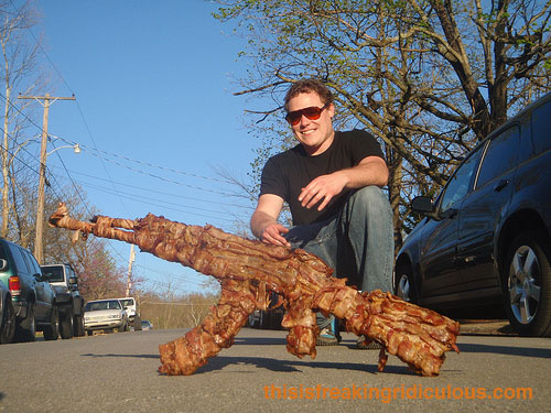 Bacon Gun. Tasty Delicious.