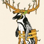 Sometimes it’s fun to pretend to be someone else. Like this penguin deer.