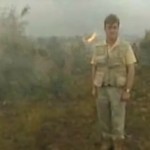 Tip: Don’t try and report from the field when soldiers are gathering and burning marijuana.