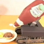 The ketchup robot is perfect for all your dinner needs.