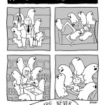 The average person is in direct contact with at least 5 ghost butts at any given time.