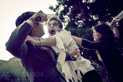 I kill zombies with love. I kill zombies with love.