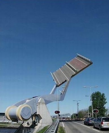 Transformers Are Real! Sort Of. Amazing Transforming Bridge.